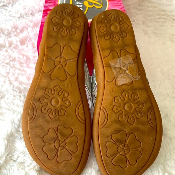 Bolaro silver and rhinestone sandals, brand new, size 7 - Picture 4 of 6